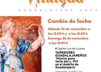 La actuación Tañedores Guadalajareños del festival de música antigua se aplaza al fin de semana del 25 y 26 de noviembre 8 Documento A4 Portada de Portfolio Moderno Sencillo Colores Paste