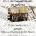 El Coro del Conservatorio de Cuenca ofrecerá un concierto el 21 de noviembre en la Biblioteca Municipal del Centro Aguirre.