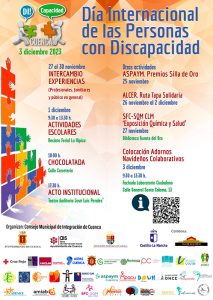 El Día Internacional de las Personas con Discapacidad se conmemora en Cuenca este viernes con actividades inclusivas y un acto institucional