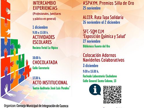 El Día Internacional de las Personas con Discapacidad se conmemora en Cuenca este viernes con actividades inclusivas y un acto institucional