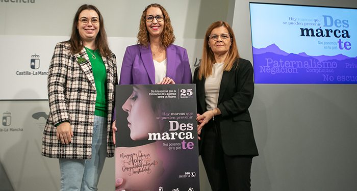 El Gobierno de Castilla-La Mancha llama a ‘desmarcarse’ de la violencia de género de cara a la conmemoración del 25 de noviembre 1 El Gobierno de Castilla-La Mancha llama a ‘desmarcarse’ de la violencia de género de cara a la conmemoración del 25 de noviembre