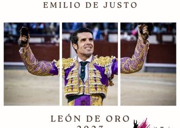 Emilio de Justo se alza con el V “León de Oro” de la Asociación Cultural Taurina “Romancos al campo”