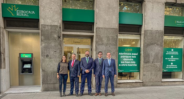 Eurocaja Rural amplía su presencia en la capital con una nueva oficina en Madrid 1 Eurocaja Rural amplía su presencia en la capital con una nueva oficina en Madrid