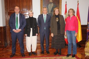 Eurocaja Rural visita la Diputación de Palencia y traslada su firme apuesta contra la exclusión financiera en el medio rural