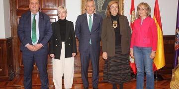Eurocaja Rural visita la Diputación de Palencia y traslada su firme apuesta contra la exclusión financiera en el medio rural