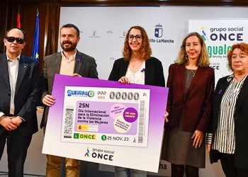 Guadalajara acoge a presentación de los nuevos cupones de la ONCE contra la violencia de género