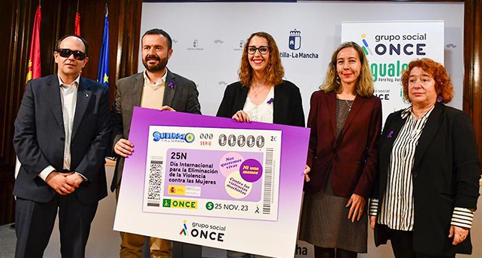 Guadalajara acoge a presentación de los nuevos cupones de la ONCE contra la violencia de género