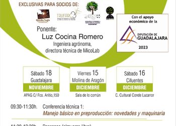 Guadalajara, Molina y Cifuentes acogerán jornadas formativas sobre truficultura