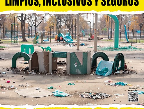 Parques Colgados de Cuenca convoca este domingo una concentración para reclamar parques infantiles limpios, inclusivos y seguros