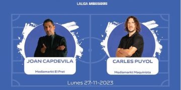 Joan Capdevila y Carles Puyol recibirán a sus seguidores de la mano de vivo y LALIGA