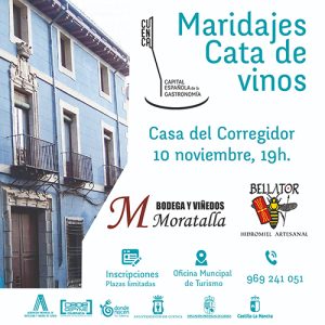 La Capital Española de la Gastronomía se celebra este fin de semana con maridajes y cata de vinos en la Casa del Corregidor