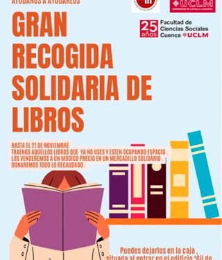 La Delegación de Estudiantes de Cuenca recoge libros con fines benéficos