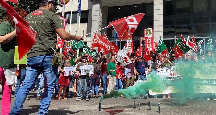 La justicia da la razón a CCOO y condena en firme a la Junta por no retribuir como debe las guardias de incendios a los agentes medioambientales