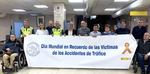 La subdelegada del Gobierno en Cuenca participa en el minuto de silencio en recuerdo de las Víctimas de Accidentes de Tráfico