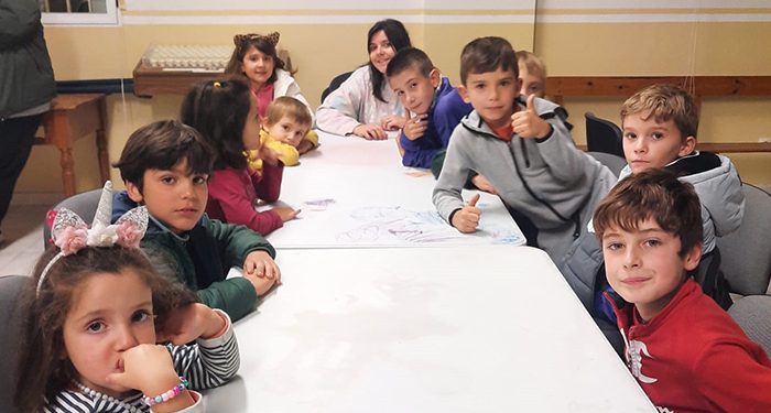 Los niños y niñas de La Melgosa participan en la elección y diseño del futuro parque infantil de la pedanía