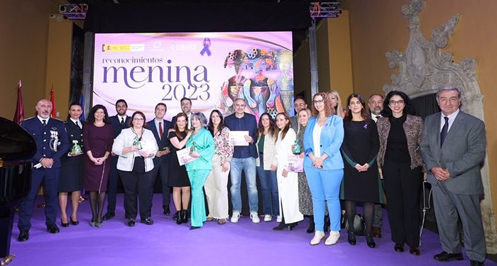 Los reconocimientos Menina 2023 resaltan el valor de la lucha unánime para frenar la violencia de género en Castilla-La Mancha