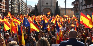 Más de 9.000 personas abarrotan la plaza de Santo Domingo de Guadalajara en contra de la amnistía y por la igualdad de todos