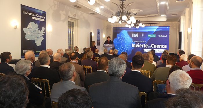 Más de ochenta inversores de Madrid conocen los atractivos de invertir en Cuenca en la Puerta del Sol