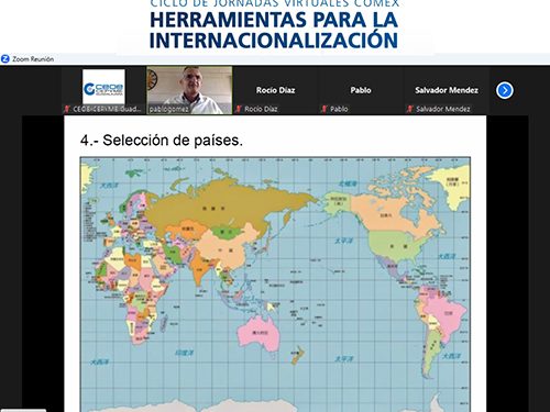 Medio centenar de empresas participan en el último ciclo virtual de jornadas de comercio exterior de CEOE-Cepyme Guadalajara