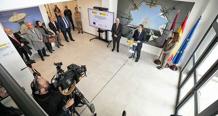 Mitma inaugura la ampliación y renovación del Observatorio de Yebes, financiada con los fondos europeos Feder 1 Mitma inaugura la ampliación y renovación del Observatorio de Yebes, financiada con los fondos europeos Feder
