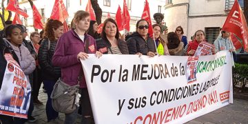 Movilización de las trabajadoras de Escuelas Infantiles por su convenio colectivo, caducado desde 2021
