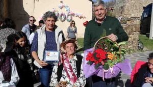 Presentación Gordo Ranz cumplió cien años en Palancares, arropada por el pueblo entero