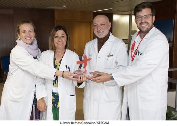 Rodrigo Gutiérrez, director médico del Área Integrada de Guadalajara, recibe el premio ‘Humanizar’ del Centro San Camilo por su trabajo en favor de la humanización