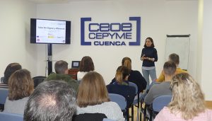 Unas cuarenta personas asisten al taller sobre kit digital celebrado en CEOE-Cepyme Cuenca