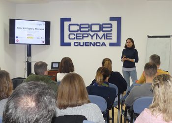Unas cuarenta personas asisten al taller sobre kit digital celebrado en CEOE-Cepyme Cuenca