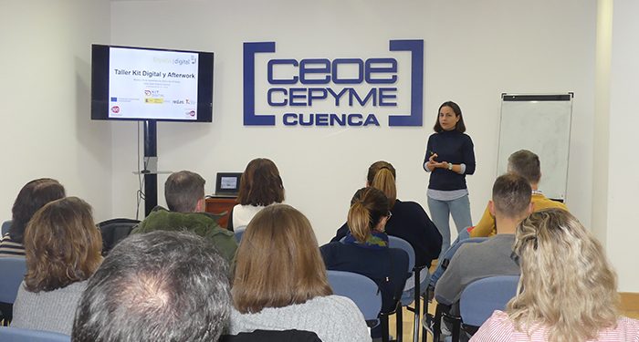 Unas cuarenta personas asisten al taller sobre kit digital celebrado en CEOE-Cepyme Cuenca