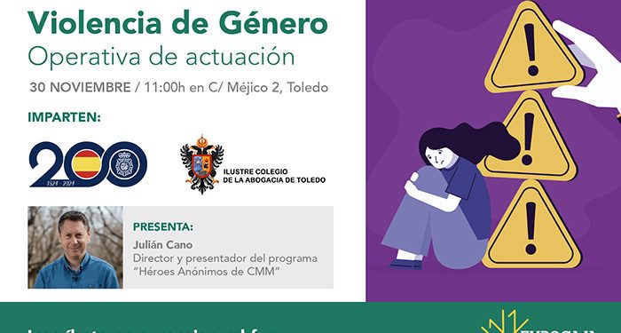 Eurocaja Rural y su Fundación, Policía Nacional y el Ilustre Colegio de la Abogacía de Toledo unidos en la formación contra la violencia de género