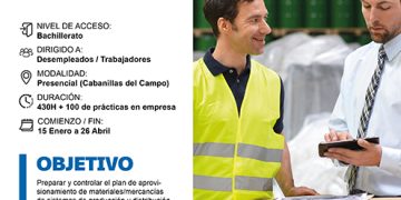 Abierto el plazo de inscripción para el certificado de profesionalidad gratuito de gestión y control del aprovisionamiento de CEOE-Cepyme Guadalajara