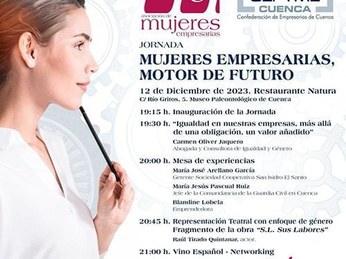 AMEP organiza la jornada ‘Mujeres Empresarias motor de futuro’ el 12 de diciembre en Cuenca 1 AMEP organiza la jornada ‘Mujeres Empresarias motor de futuro’ el 12 de diciembre en Cuenca