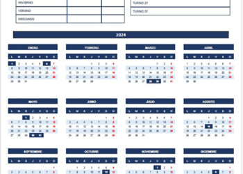 CEOE-Cepyme Cuenca comparte con sus asociados el calendario laboral para 2024