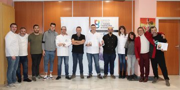 Carlos Gumiel del restaurante Biosfera, gana el I Campeonato de Tapas y Pinchos de la Federación de Trismo y Hostelería de Guadalajara