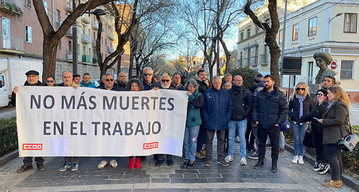 CCOO-Guadalajara reclama una investigación exhaustiva del accidente laboral que provocó el pasado viernes la muerte de un trabajador de ETT 1 CCOO-Guadalajara reclama una investigación exhaustiva del accidente laboral que provocó el pasado viernes la muerte de un trabajador de ETT