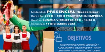 CEOE-Cepyme Guadalajara abre el plazo de inscripción del curso gratuito de actividades auxiliares de comercio