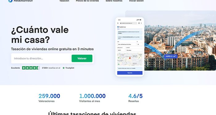 Descubre RealAdvisor, una herramienta útil y sencilla para inversores inmobiliarios 1 Descubre RealAdvisor, una herramienta útil y sencilla para inversores inmobiliarios