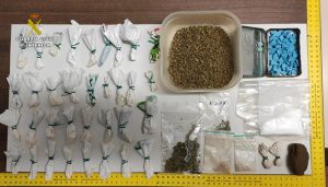 Detenidos en Torremocha del Campo con hasta siete tipos de sustancias estupefacientes diferentes