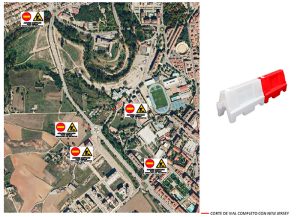 El asfaltado de la Rotonda de la Estrella implica el corte de tráfico de un tramo de la Ronda Oeste este martes 19 de diciembre