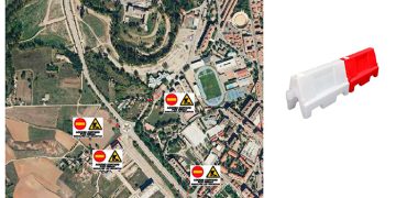 El asfaltado de la Rotonda de la Estrella implica el corte de tráfico de un tramo de la Ronda Oeste este martes 19 de diciembre