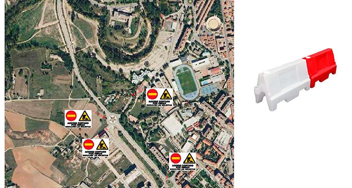 El asfaltado de la Rotonda de la Estrella implica el corte de tráfico de un tramo de la Ronda Oeste este martes 19 de diciembre