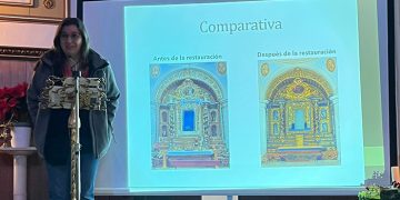El Hito inaugura el retablo del S. XVIII después de la restauración que ha supuesto una inversión de 20.000 euros de la Diputación de Cuenca