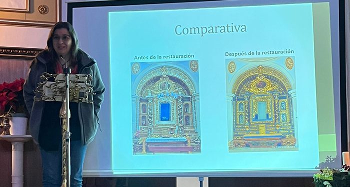 El Hito inaugura el retablo del S. XVIII después de la restauración que ha supuesto una inversión de 20.000 euros de la Diputación de Cuenca 1 El Hito inaugura el retablo del S. XVIII después de la restauración