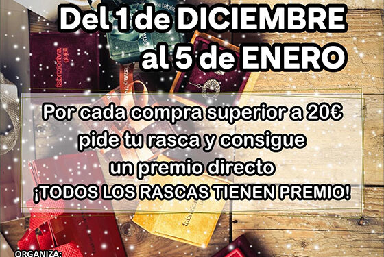 Esta Navidad las compras tienen premio en San Clemente con la campaña rasca y gana de ACESANC 1 Esta Navidad las compras tienen premio en San Clemente con la campaña rasca y gana de ACESANC