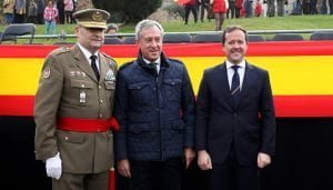 Eurocaja Rural asiste al homenaje e izado de la bandera de España en Toledo