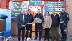 Hasta el 4 de enero puedes participar en la recogida de juguetes y alimentos impulsada por la asociación deportiva Bomberos de Guadalajara