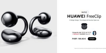 Huawei FreeClip fusión de sonido, estilo y batería de larga duración en la nueva serie de auriculares Open-Earbuds