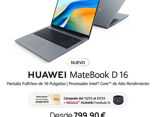 Huawei presenta el MateBook D 16 2024: el nuevo portátil de alto rendimiento y cuerpo ligero 1 Huawei presenta el MateBook D 16 2024 el nuevo portátil de alto rendimiento y cuerpo ligero