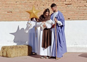 Entrevista. Belén Viviente y bocadillo solidario en la Parroquia del Cristo del Amparo